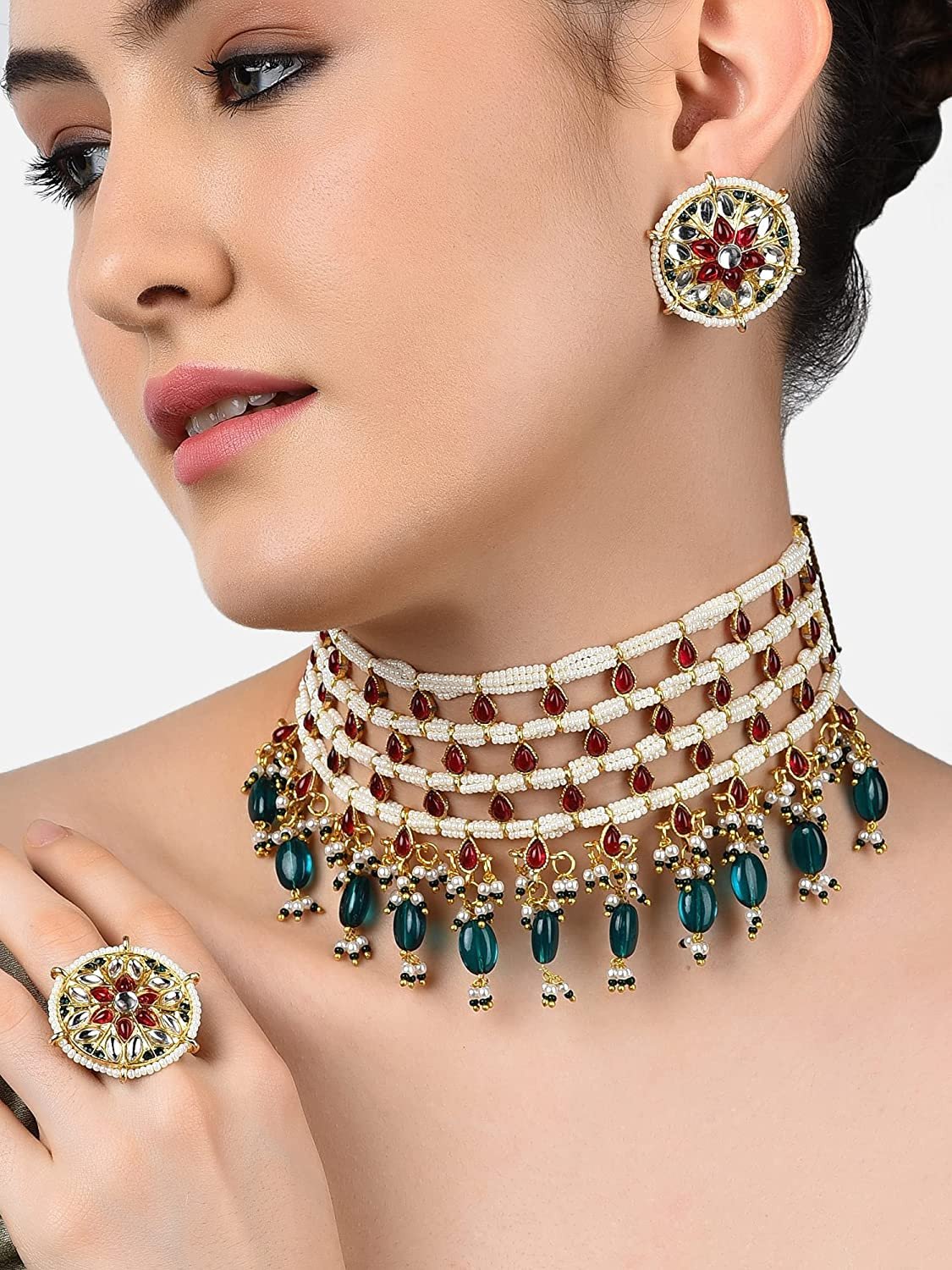 RAJASTHANI GAHANA Combo Jewelry Set For Women & Girls
