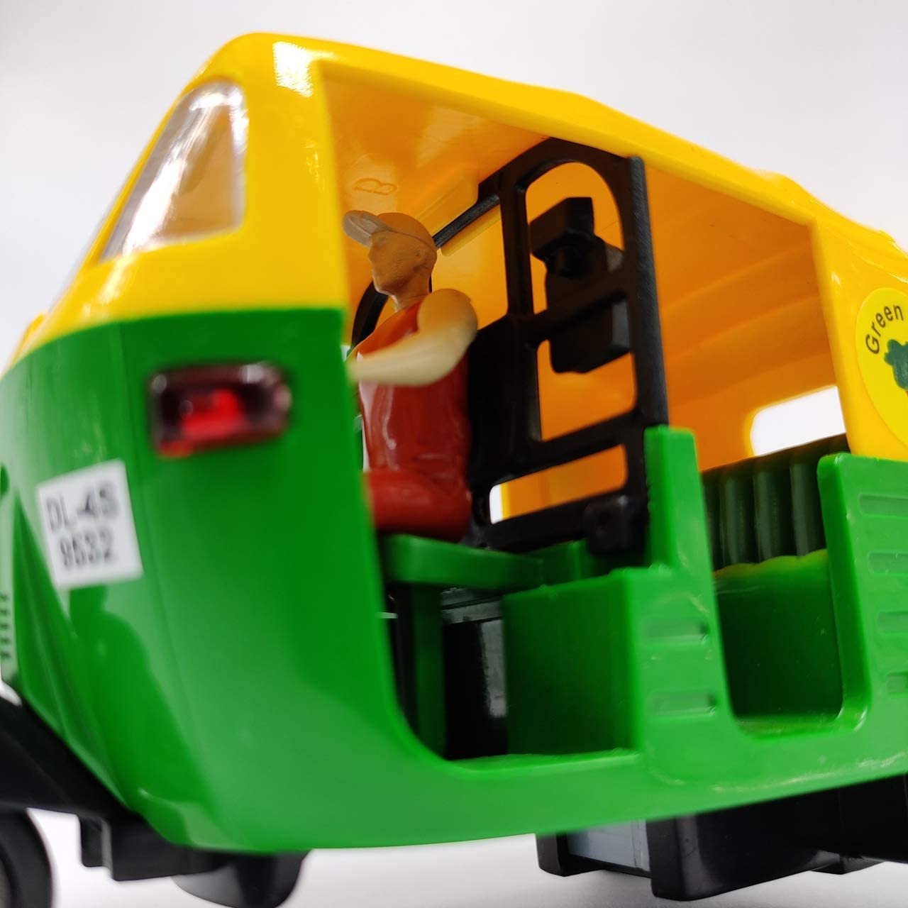 Majik Pull Back Action Mini Auto Rickshaw | Rickshaw Taxi Vehicle Mode Toy for Kids